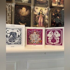 Set of 3‎ Hermès Le Carré Scarf Booklets 2015, 2016, and 2017